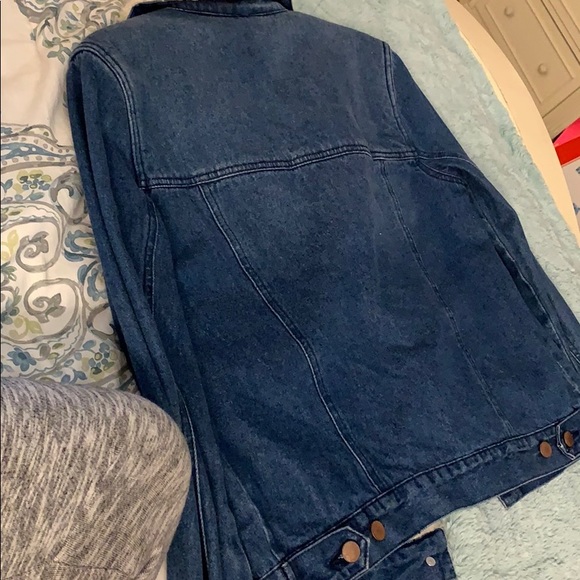 Forever 21 denim fur jacket - Picture 8 of 8